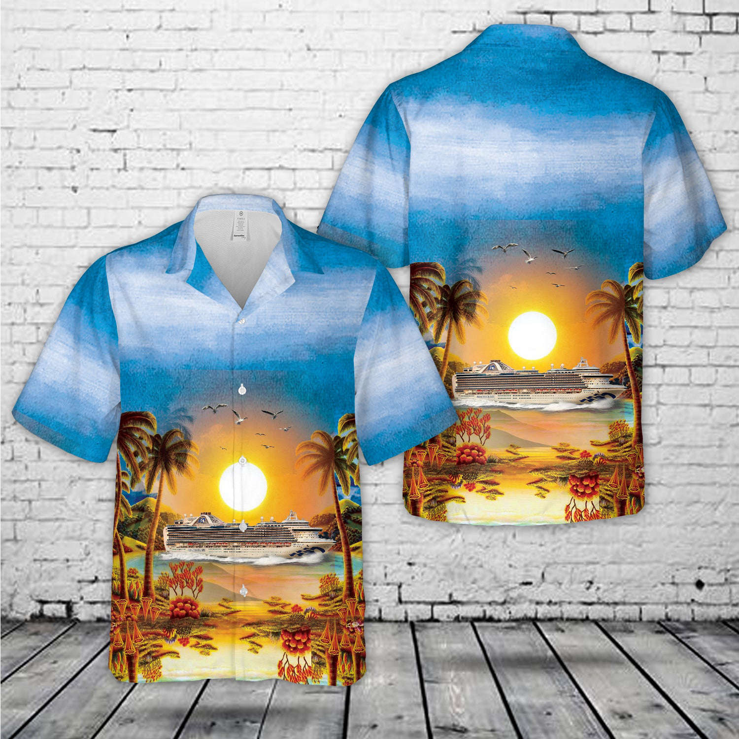 Princess Cruises Crown Princess Hawaiian Shirt Gift for Men Dad Father Gift for Men Dad Father