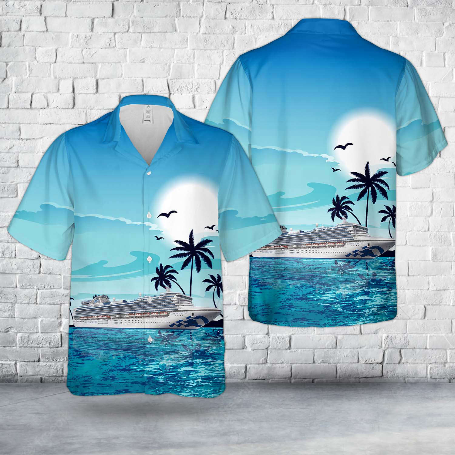 Princess Cruises Sapphire Princess Hawaiian Shirt Gift for Men Dad Father Gift for Men Dad Father