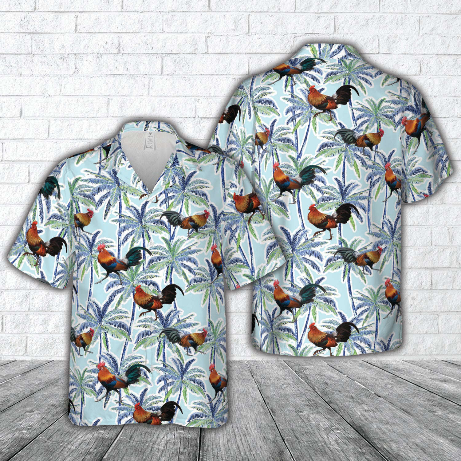 Red junglefowl Hawaiian Shirt Gift for Men Dad Father Gift for Men Dad Father