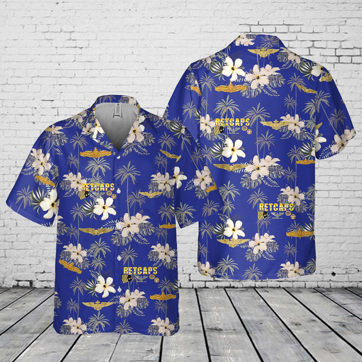 RETCAPS Pocket Hawaiian Shirt Gift for Men Dad Father Gift for Men Dad Father