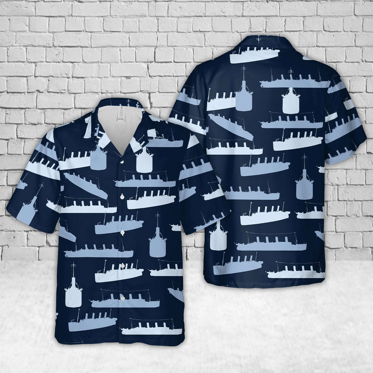 RMS Titanic Silhouette Hawaiian Shirt Gift for Men Dad Father Gift for Men Dad Father