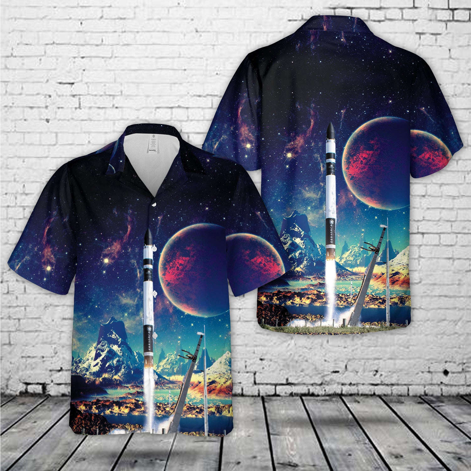 Rocket Lab Electron launching TROPICS in 2023 Hawaiian Shirt Gift for Men Dad Father Gift for Men Dad Father