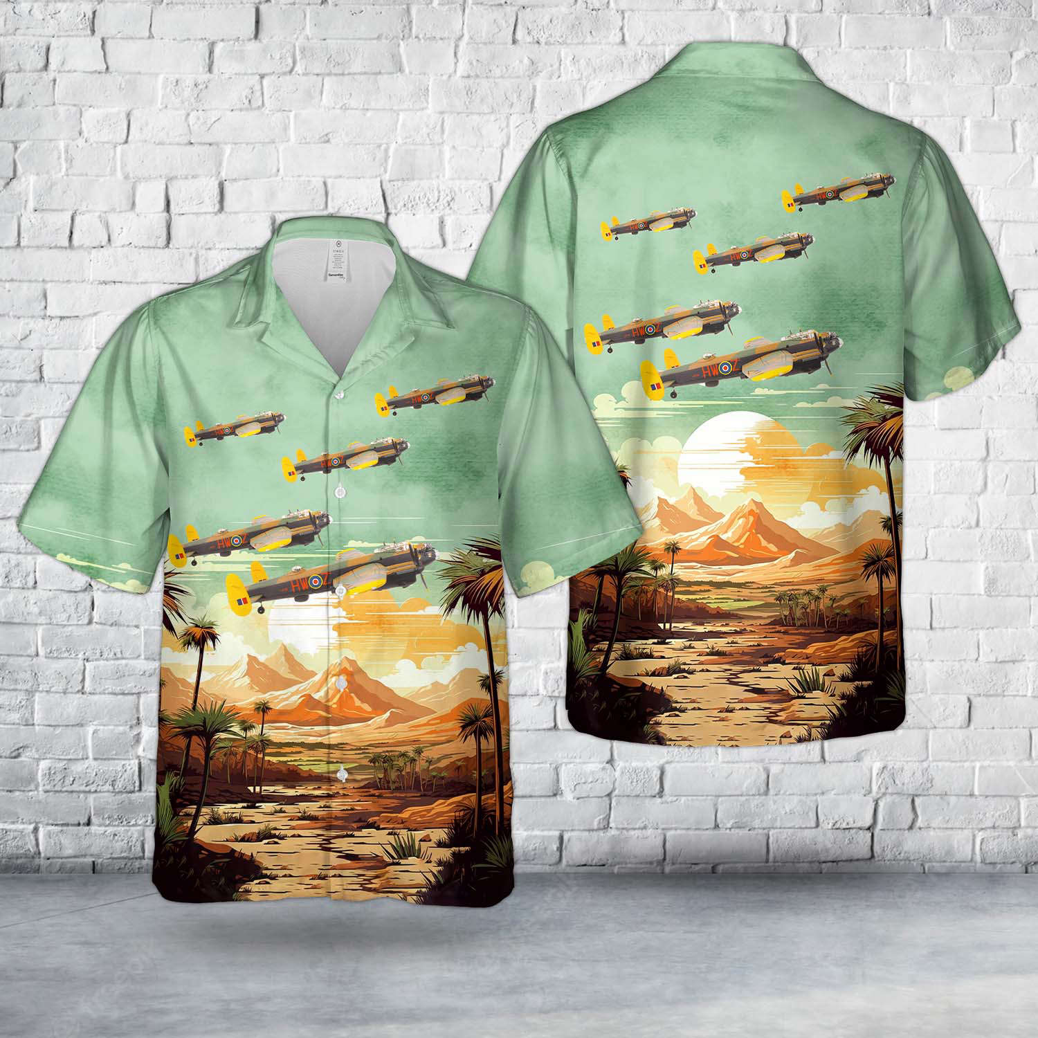 Royal Air Force Avro Lancaster B MKIII- LM739 HW Z2 Grogs the Shot RAF 100 Squadron Elsham Wolds 25th April 1945 Hawaiian Shirt Gift for Men Dad Father Gift for Men Dad Father