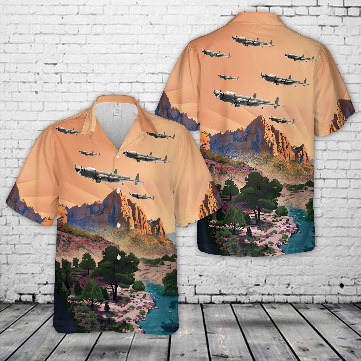 Royal Air Force Avro Lancaster BIII Special, AJ-T, ‘T-Tommy’, 617 Squadron RAF Hawaiian Shirt Gift for Men Dad Father Gift for Men Dad Father