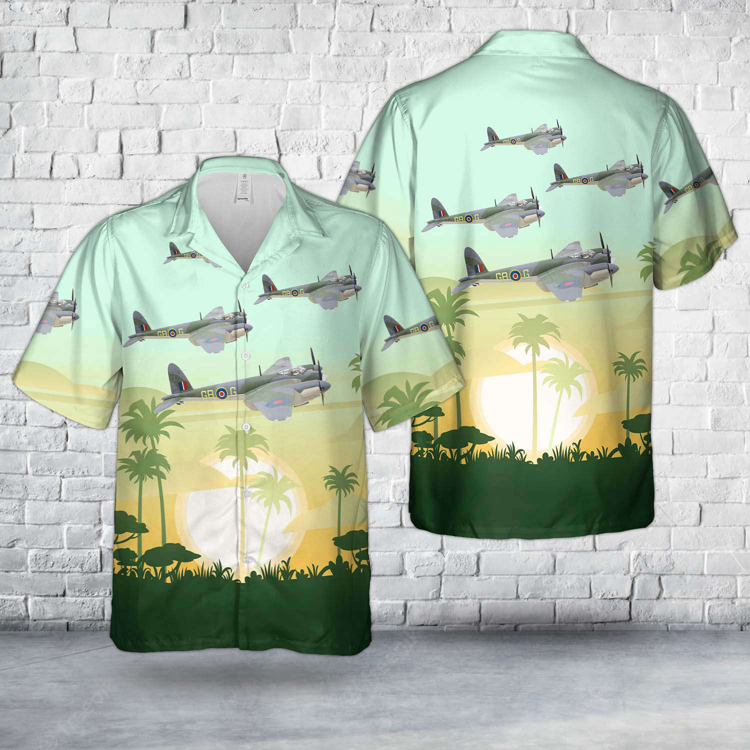 Royal Air Force de Havilland Mosquito B.IV – George Parry, 105 Sqn RAF, 1942 Hawaiian Shirt Gift for Men Dad Father Gift for Men Dad Father