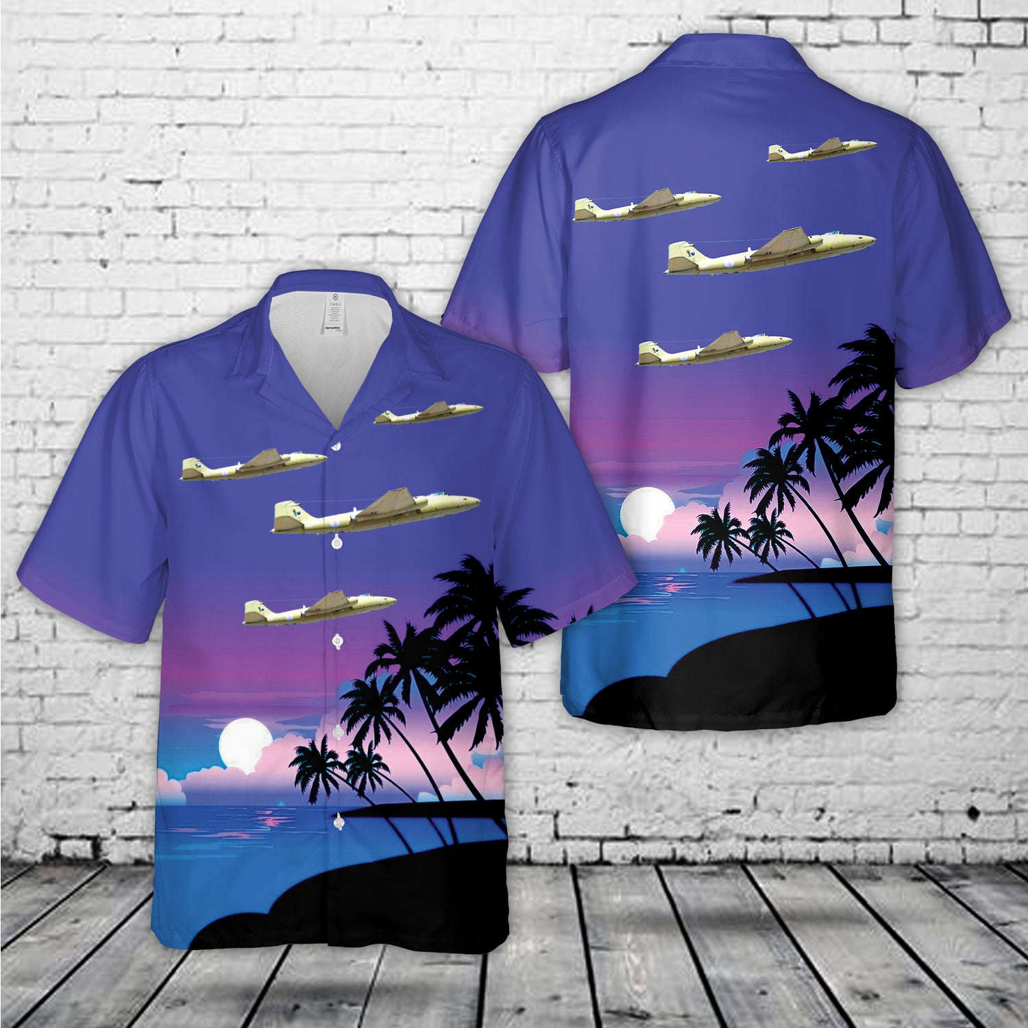 Royal Air Force English Electric Canberra PR.9 XH135 of No. 39 (1 PRU) Squadron Hawaiian Shirt Gift for Men Dad Father Gift for Men Dad Father