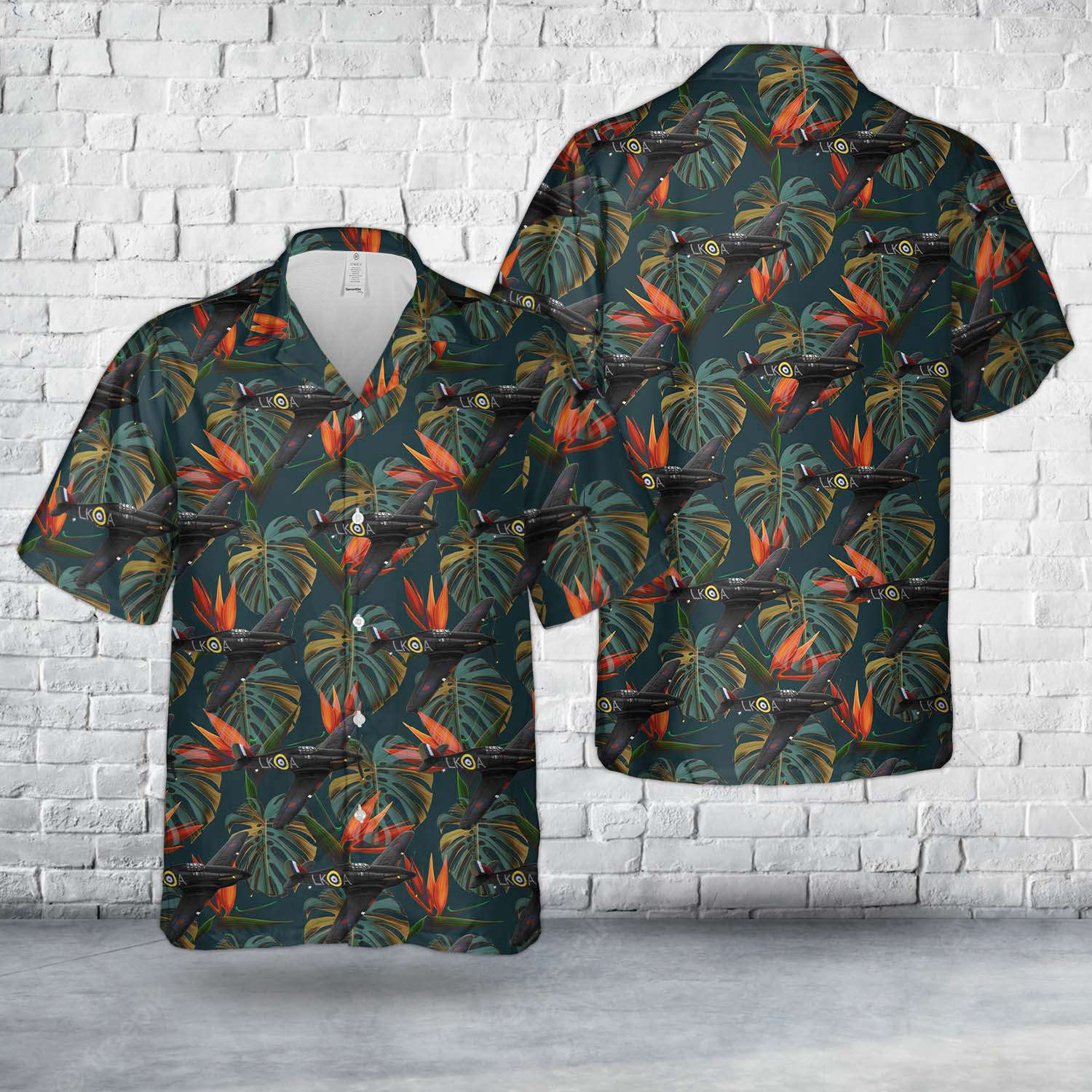 Royal Air Force Hawker Hurricane Mk.I 87 Sqn Hawaiian Shirt Gift for Men Dad Father Gift for Men Dad Father