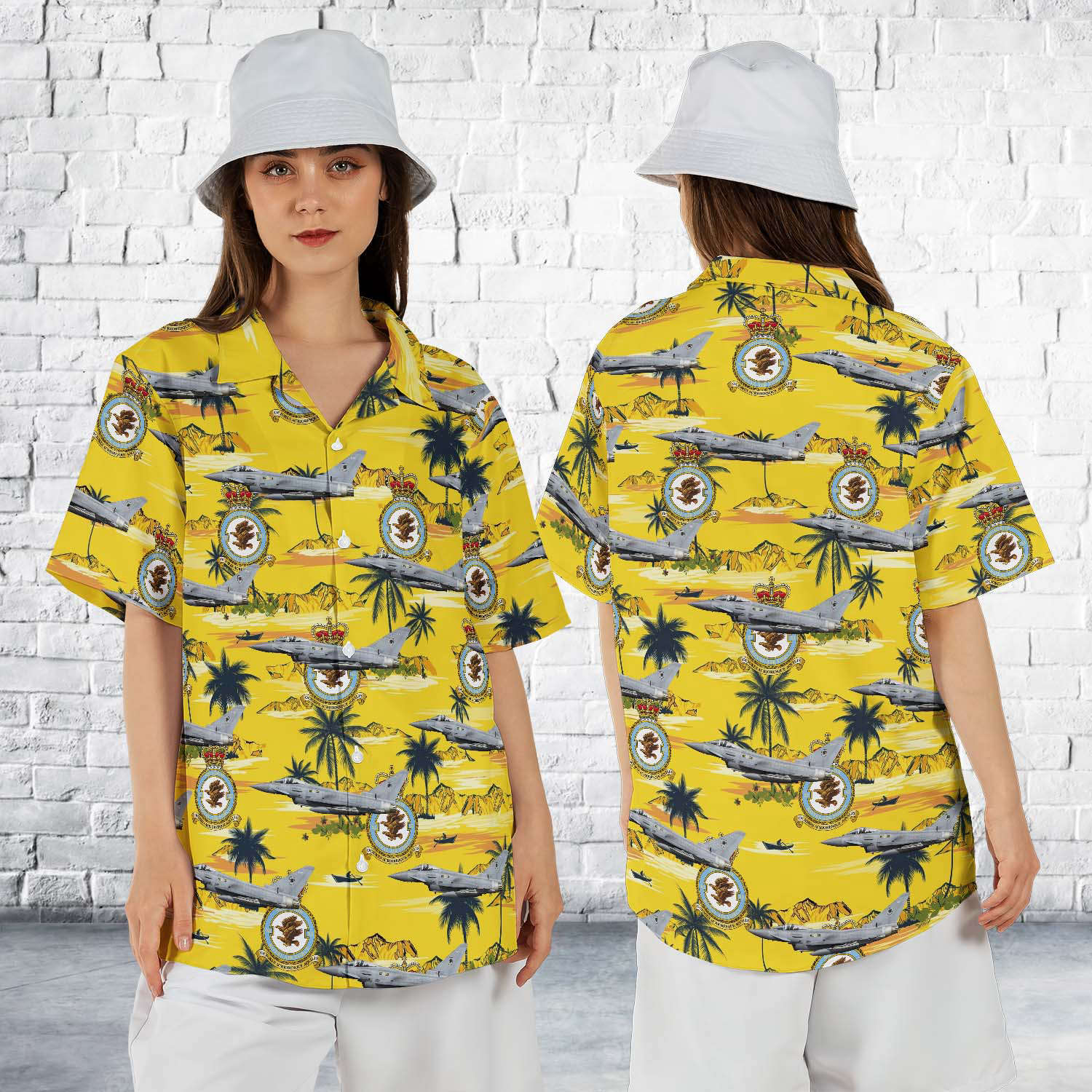 Royal Air Force No. 11 Squadron RAF Eurofighter Typhoon FGR.4 Hawaiian Shirt Gift for Men Dad Father Gift for Men Dad Father For Women