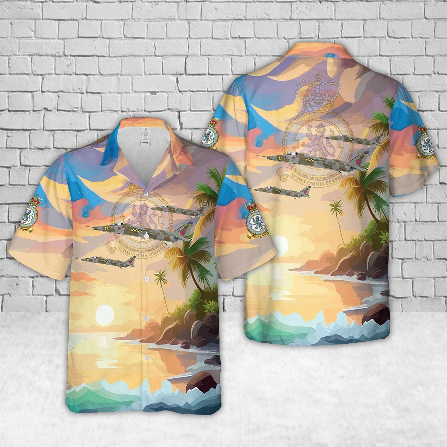 Royal Air Force SEPECAT Jaguar GR1 XX109 of 54 Squadron Hawaiian Shirt Gift for Men Dad Father Gift for Men Dad Father