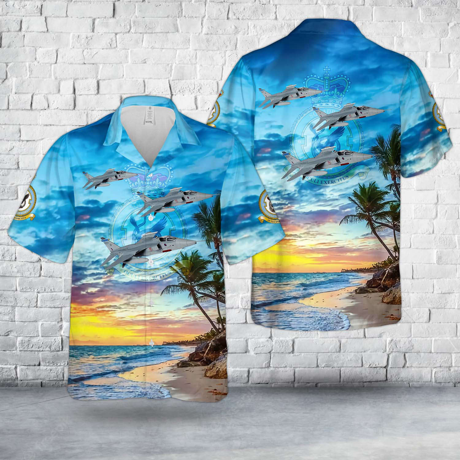 Royal Air Force SEPECAT Jaguar GR3 fighter of No. 6 Squadron Hawaiian Shirt Gift for Men Dad Father Gift for Men Dad Father
