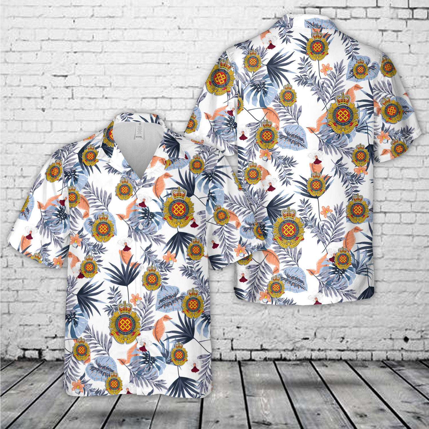Royal Canadian Logistics Service Hawaiian Shirt Gift for Men Dad Father Gift for Men Dad Father