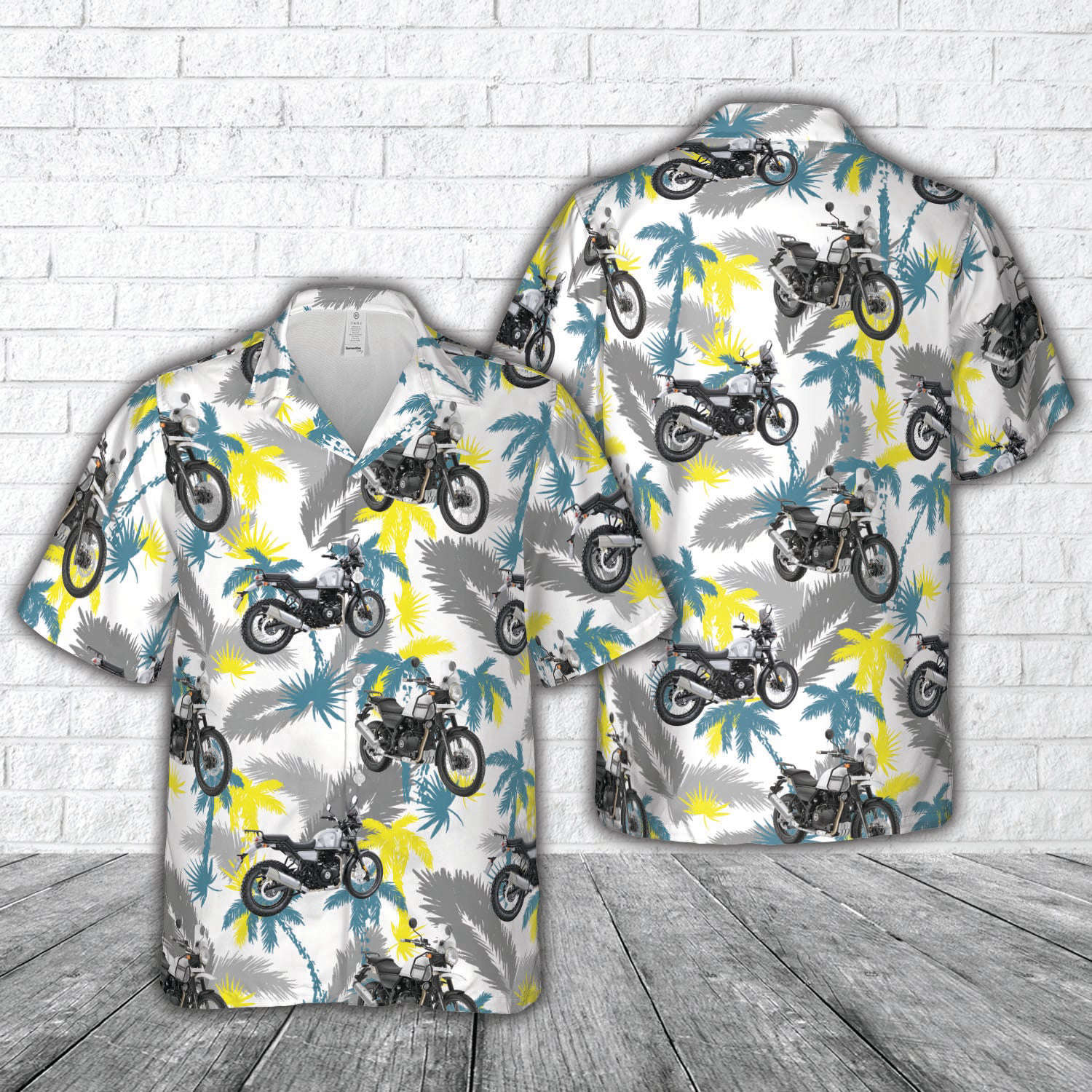 Royal Enfield Himalayan Motorcycle Hawaiian Shirt Gift for Men Dad Father Gift for Men Dad Father