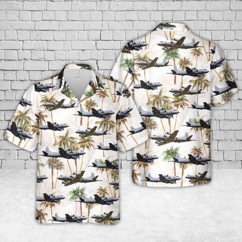 Royal New Zealand Air Force Lockheed P-3 Orion Hawaiian Shirt Gift for Men Dad Father Gift for Men Dad Father