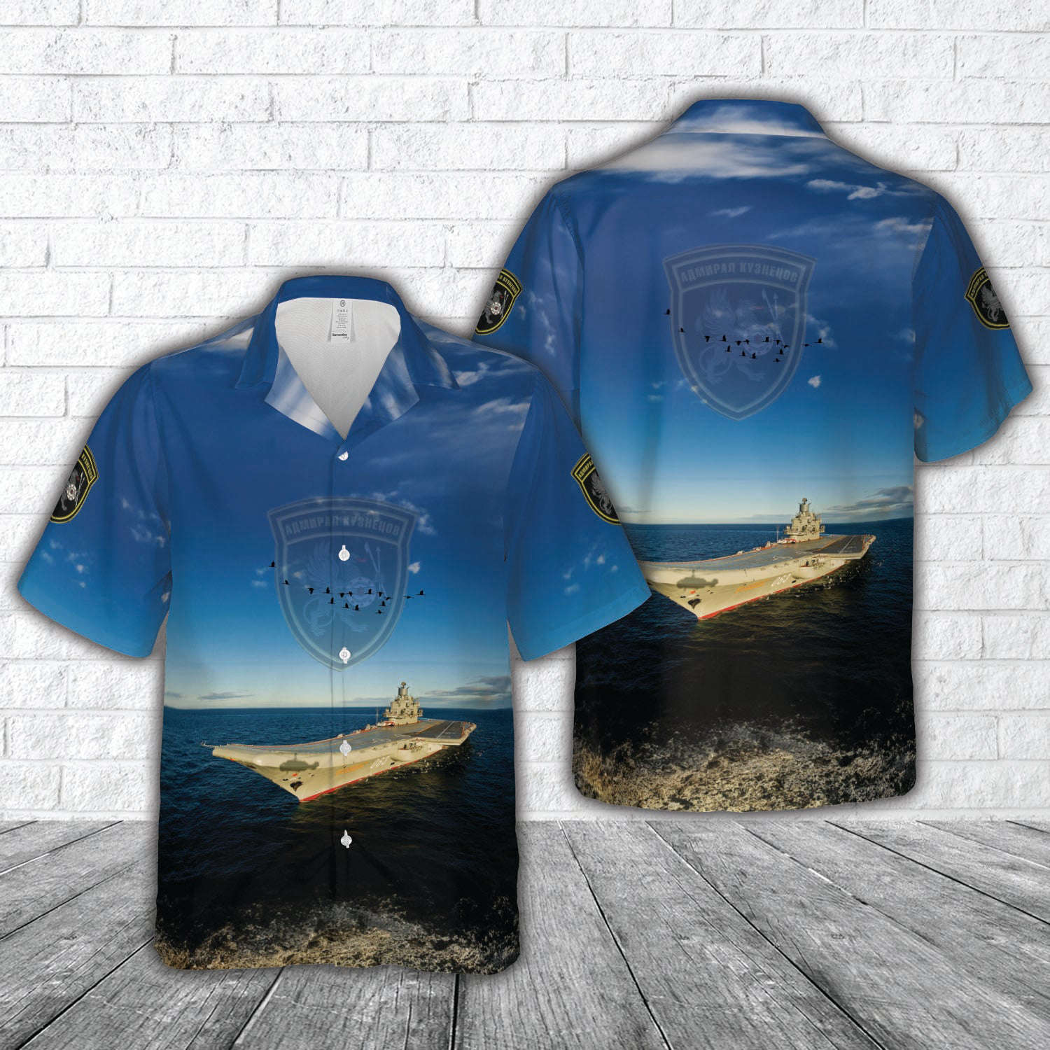 Russian aircraft carrier Admiral Kuznetsov Hawaiian Shirt Gift for Men Dad Father Gift for Men Dad Father