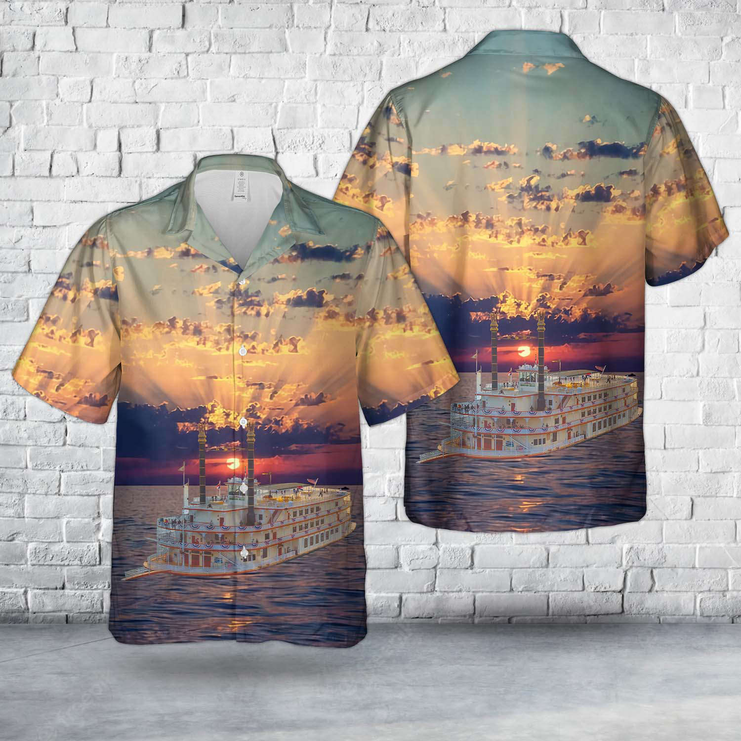 Showboat Branson Belle Hawaiian Shirt Gift for Men Dad Father Gift for Men Dad Father
