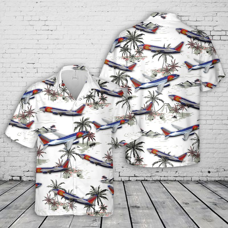 Southwest Airlines Colorado One Boeing Hawaiian Shirt Gift for Men Dad Father Gift for Men Dad Father