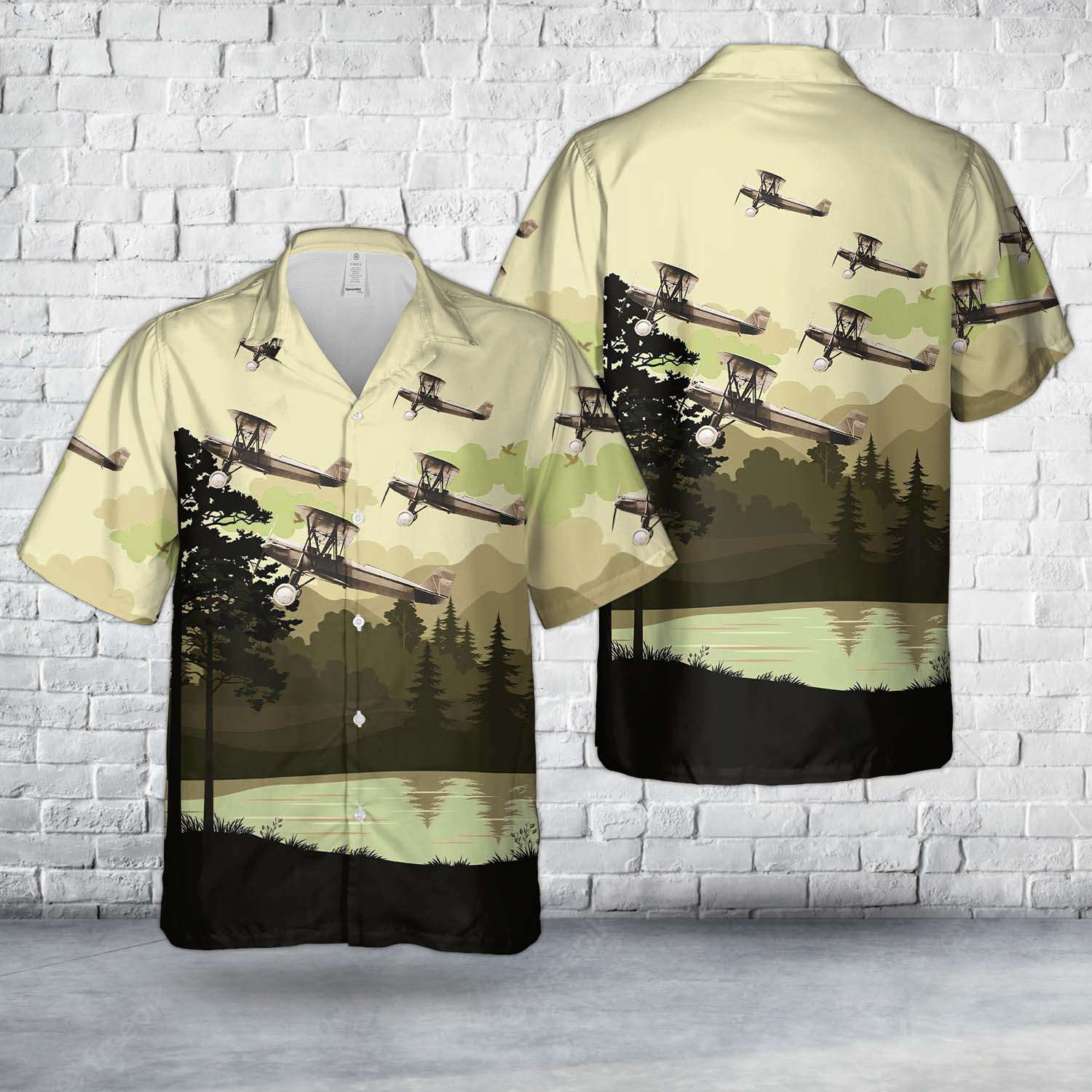 Stearman C1 Hawaiian Shirt Gift for Men Dad Father Gift for Men Dad Father