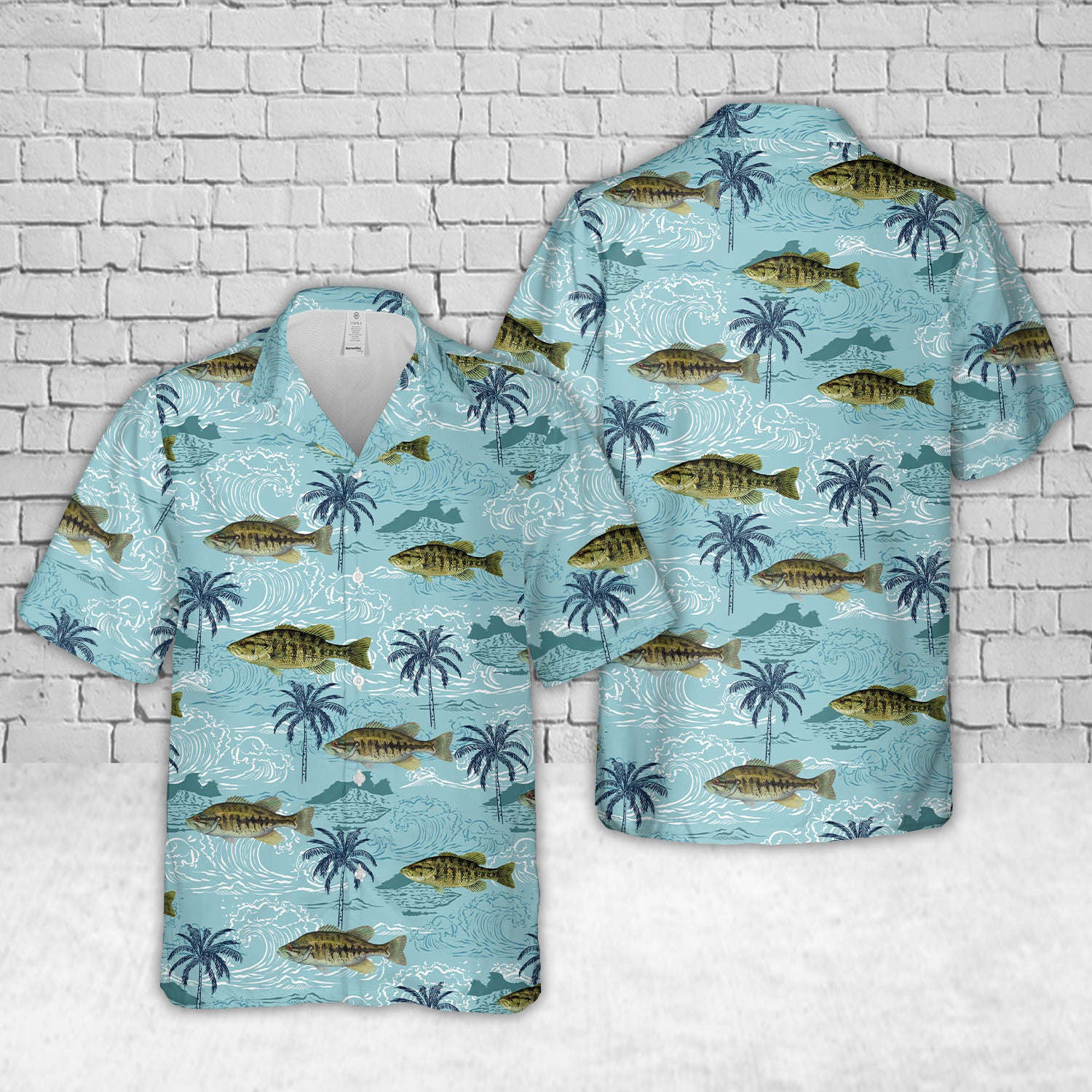 Suwannee bass Fishing Hawaiian Shirt Gift for Men Dad Father Gift for Men Dad Father