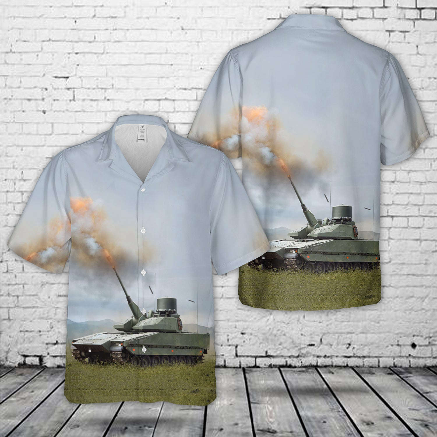 Swedish Army Luftvärnskanonvagn 9040C Lvkv 9040C Hawaiian Shirt Gift for Men Dad Father Gift for Men Dad Father