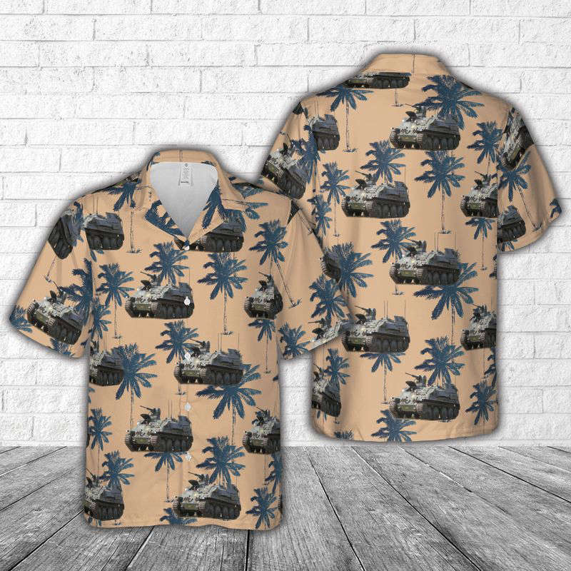 Swedish Army Pansarbandvagn 301 Hawaiian Shirt Gift for Men Dad Father Gift for Men Dad Father