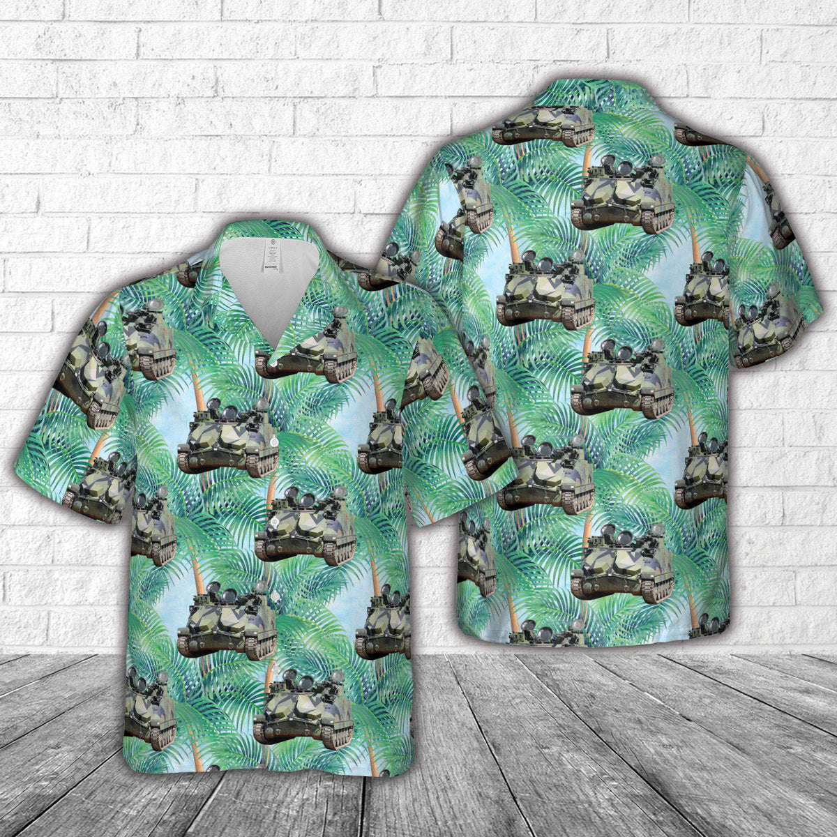 Swedish Army Pansarbandvagn 302 (Pbv 302) Hawaiian Shirt Gift for Men Dad Father Gift for Men Dad Father