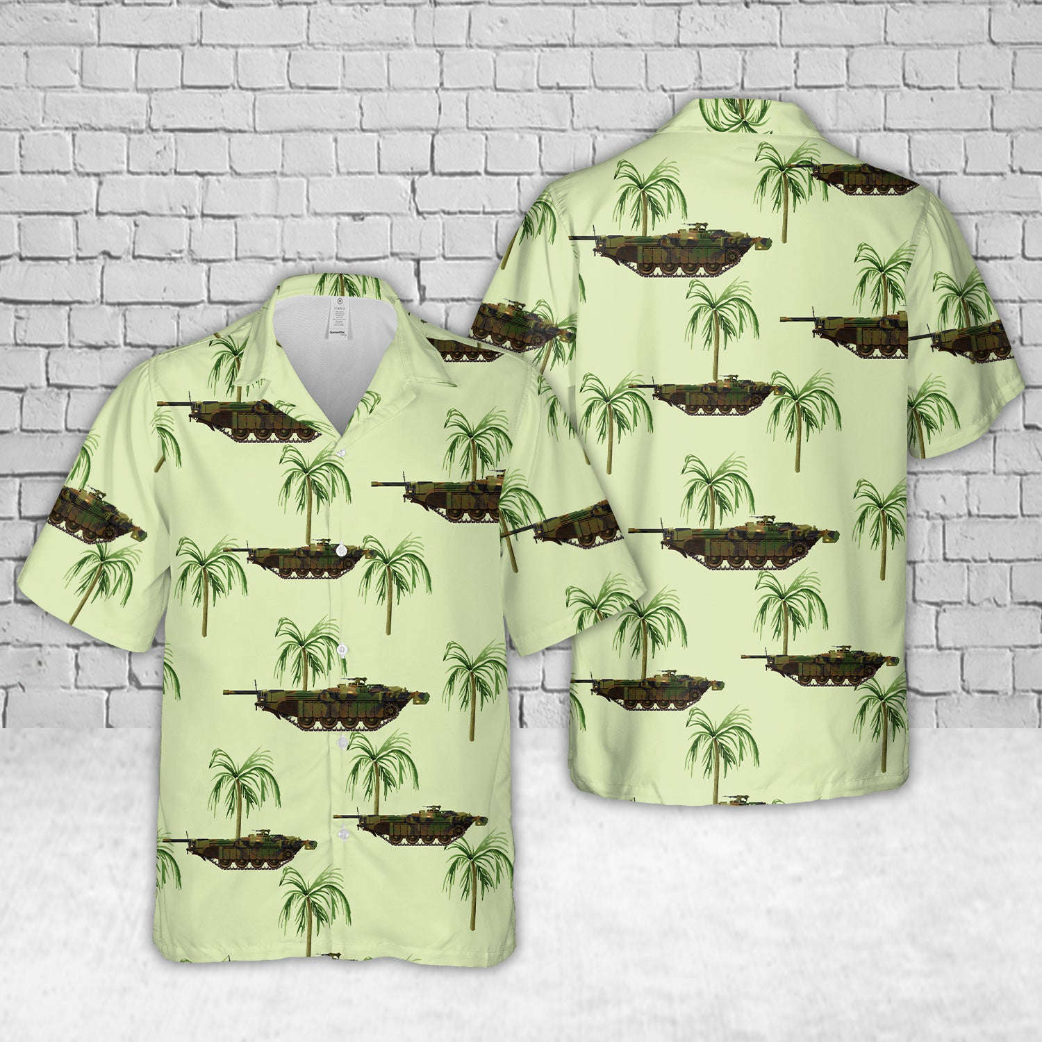 Swedish Army Strv-103 C in the early 1990s Hawaiian Shirt Gift for Men Dad Father Gift for Men Dad Father