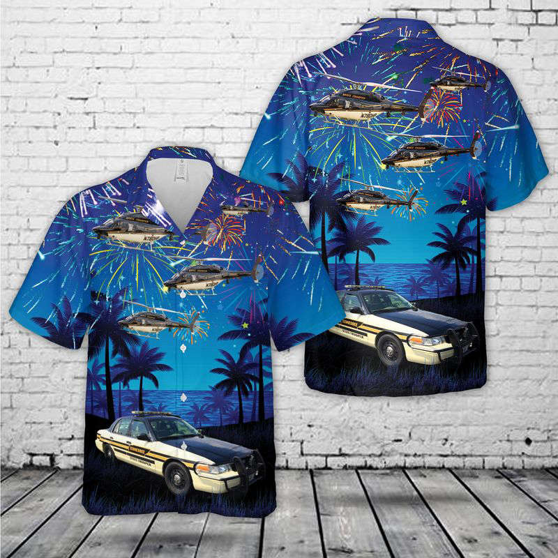 Tennessee Highway Patrol Ford Crown Victoria & Bell 429 Global Ranger, 4th Of July Hawaiian Shirt Gift for Men Dad Father Gift for Men Dad Father