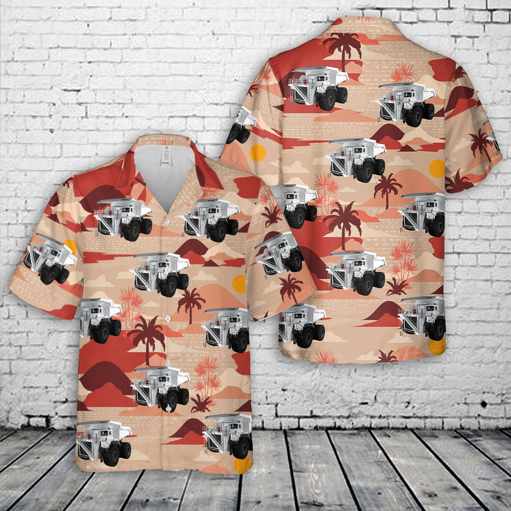 Terex Unit Rig MT6300 AC Mining Dump Truck  Hawaiian Shirt Gift for Men Dad Father Gift for Men Dad Father