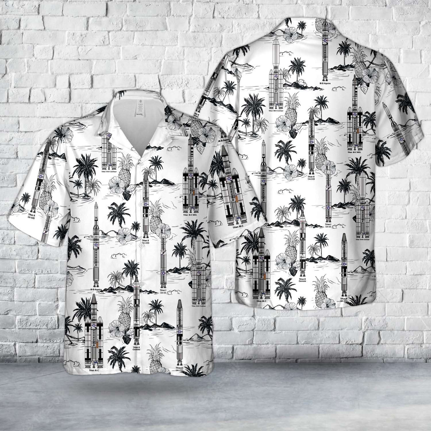 Titan Missile Family Hawaiian Shirt Gift for Men Dad Father Gift for Men Dad Father
