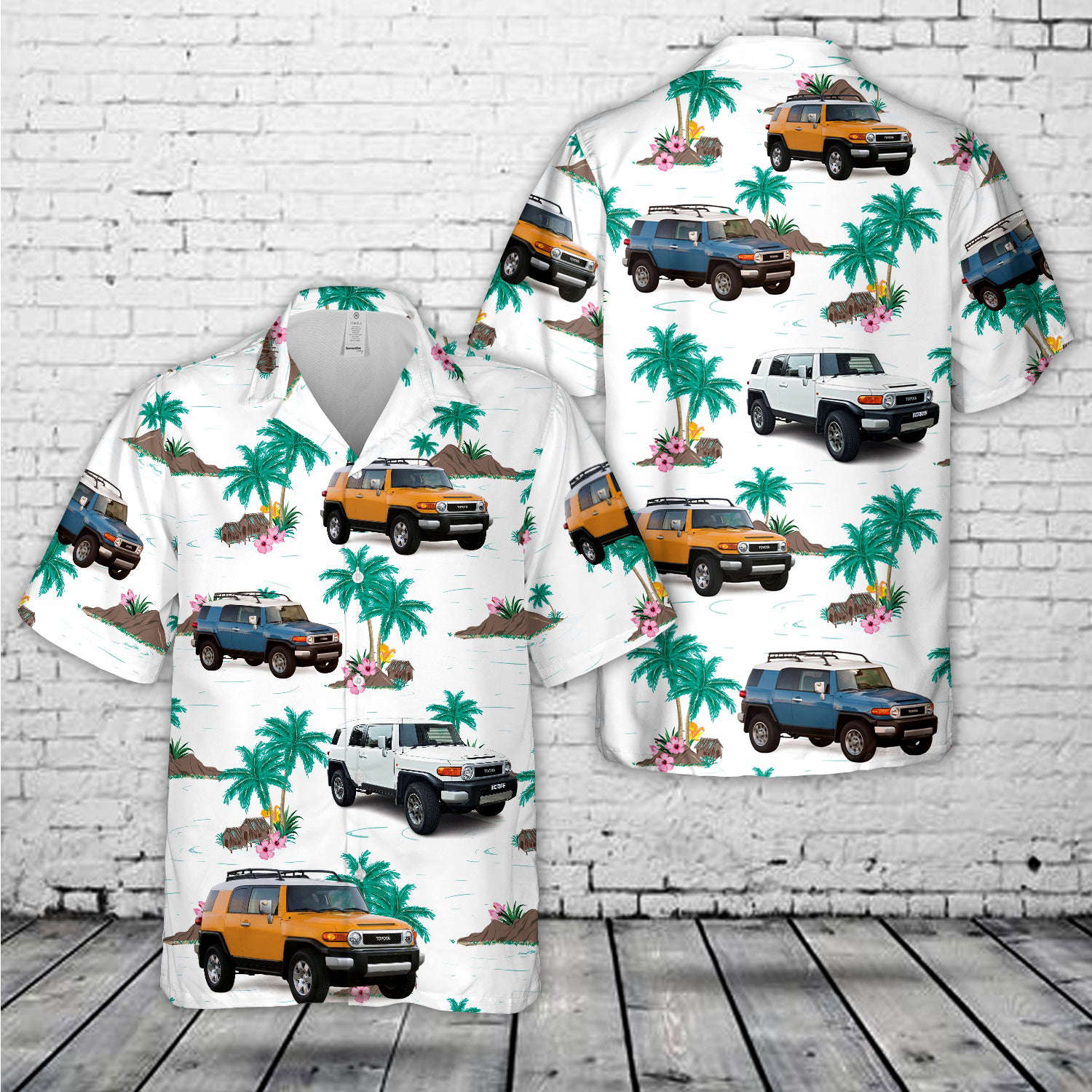 Toyota FJ Cruiser Hawaiian Shirt Gift for Men Dad Father Gift for Men Dad Father