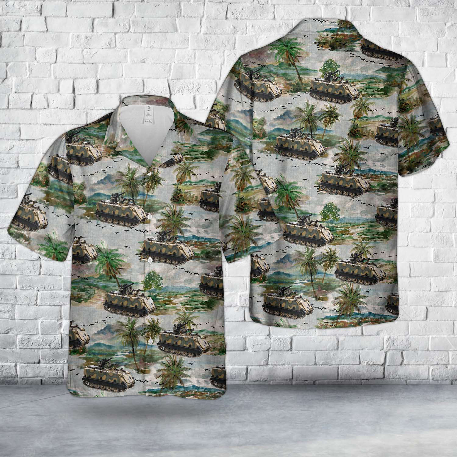 Turkish Army M113 Tank Hawaiian Shirt Gift for Men Dad Father Gift for Men Dad Father