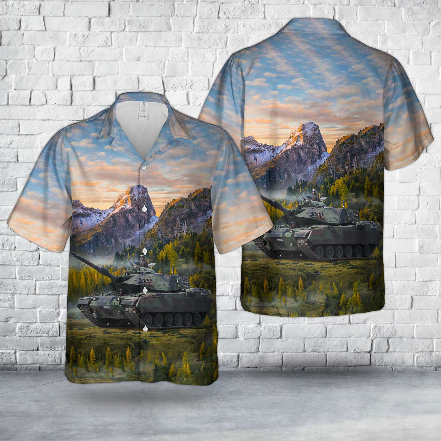 Turkish Army Turkish Land Forces M60T Sabra MBT Hawaiian Shirt Gift for Men Dad Father Gift for Men Dad Father