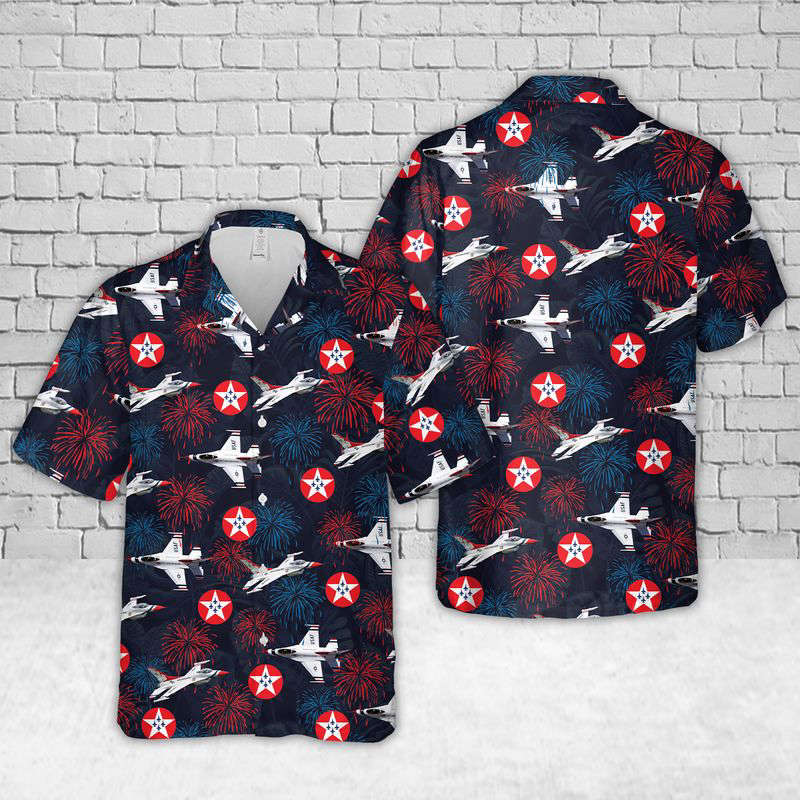 U.S. Air Force Thunderbirds Hawaiian Shirt Gift for Men Dad Father Gift for Men Dad Father
