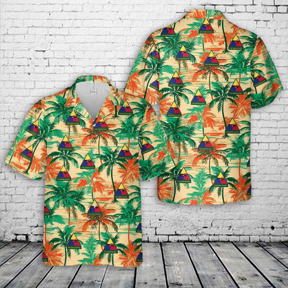 United States Army Armor School Hawaiian Shirt Gift for Men Dad Father Gift for Men Dad Father