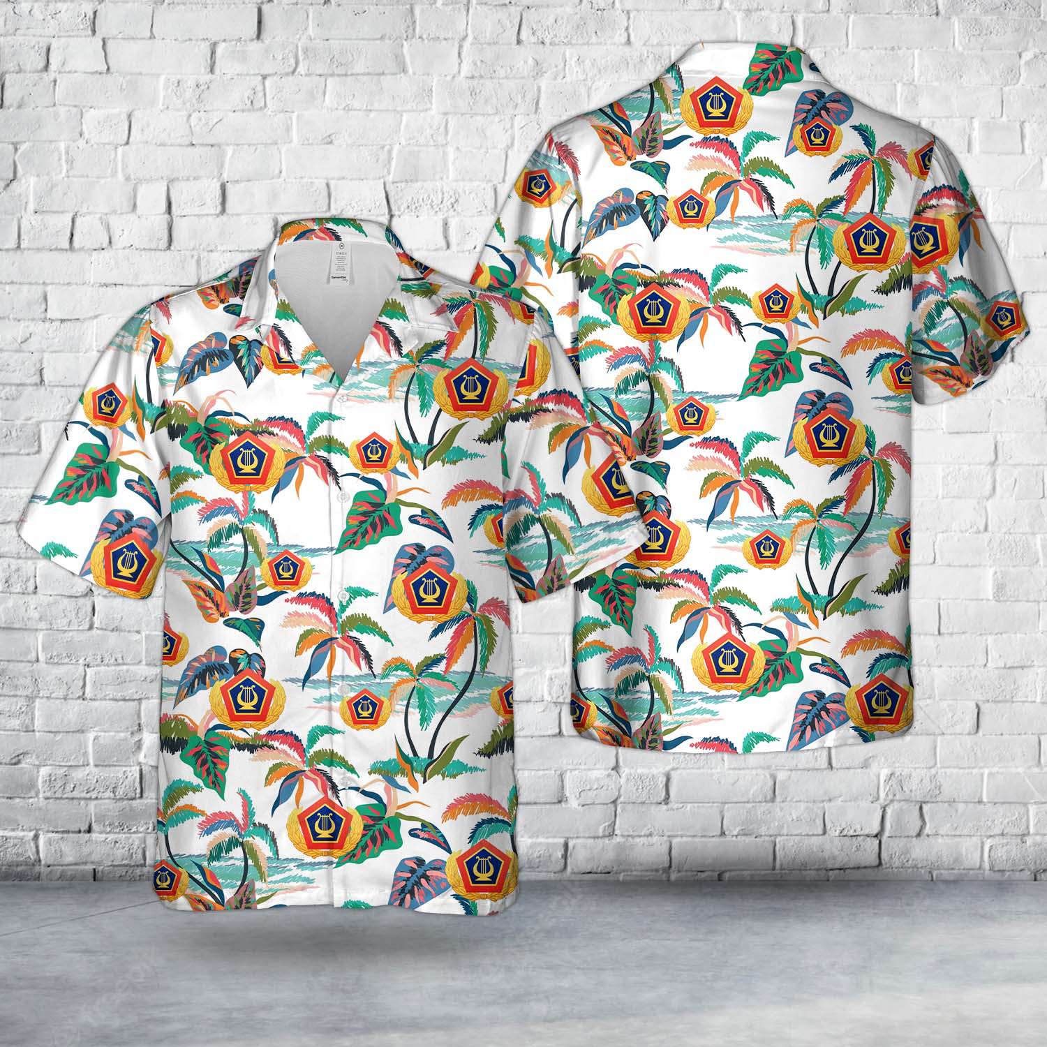 United States Army Field Band Hawaiian Shirt Gift for Men Dad Father Gift for Men Dad Father