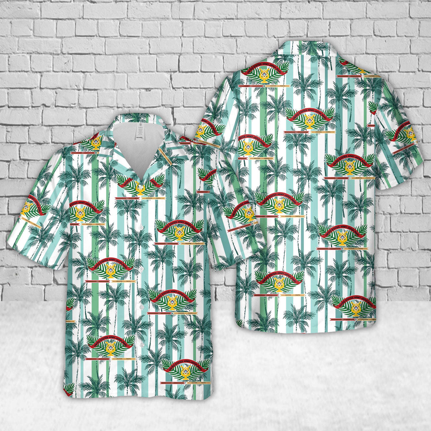 United States Army Japan Band Hawaiian Shirt Gift for Men Dad Father Gift for Men Dad Father