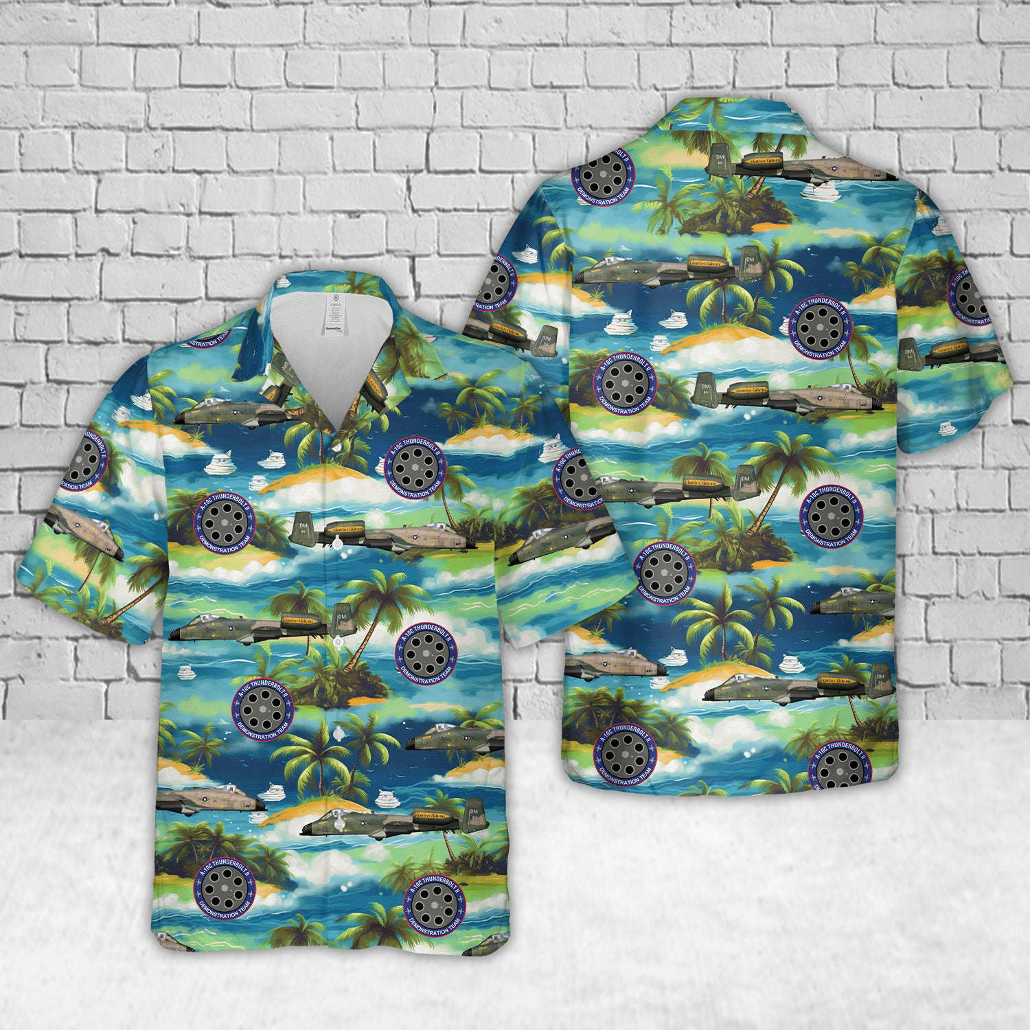 US Air Force 78-0651, “Memphis Belle III”, A-10 Thunderbolt II, A-10 Demo Team 2023-2024 Hawaiian Shirt Gift for Men Dad Father Gift for Men Dad Father