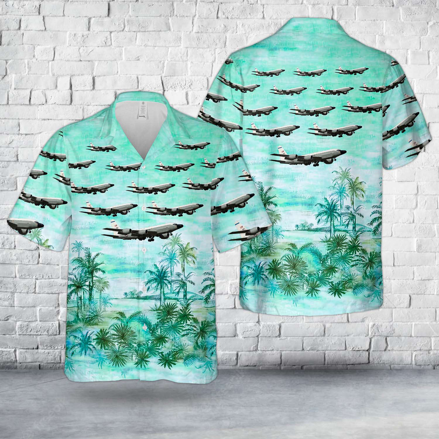 US Air Force Boeing RC-135V Rivet Joint (739-445B) 63-9792 Hawaiian Shirt Gift for Men Dad Father Gift for Men Dad Father