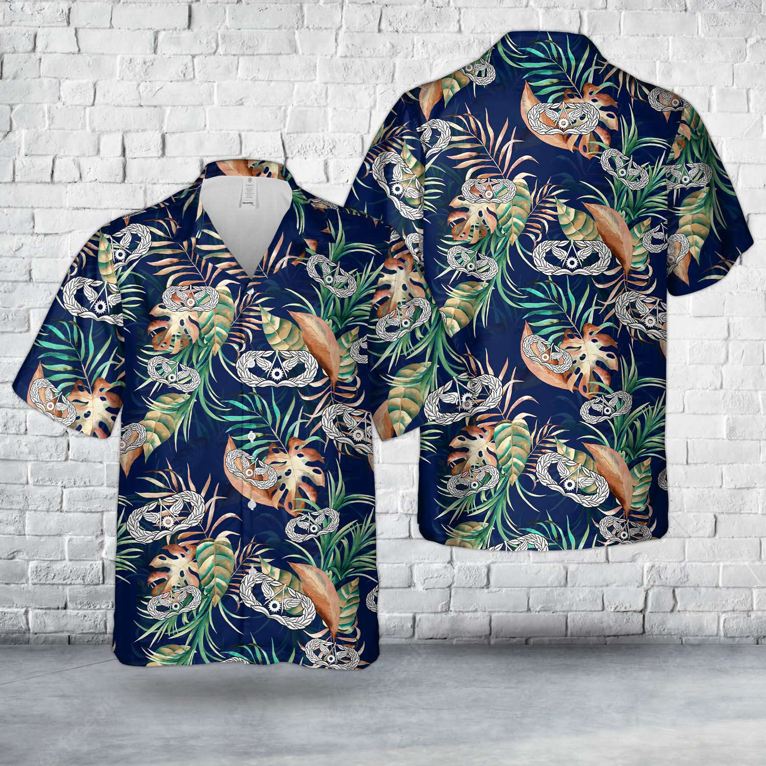 US Air Force Civil Engineer Badge Hawaiian Shirt Gift for Men Dad Father Gift for Men Dad Father