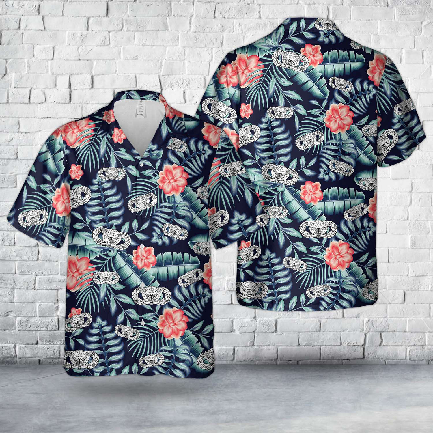 US Air Force Force Protection Badge Hawaiian Shirt Gift for Men Dad Father Gift for Men Dad Father