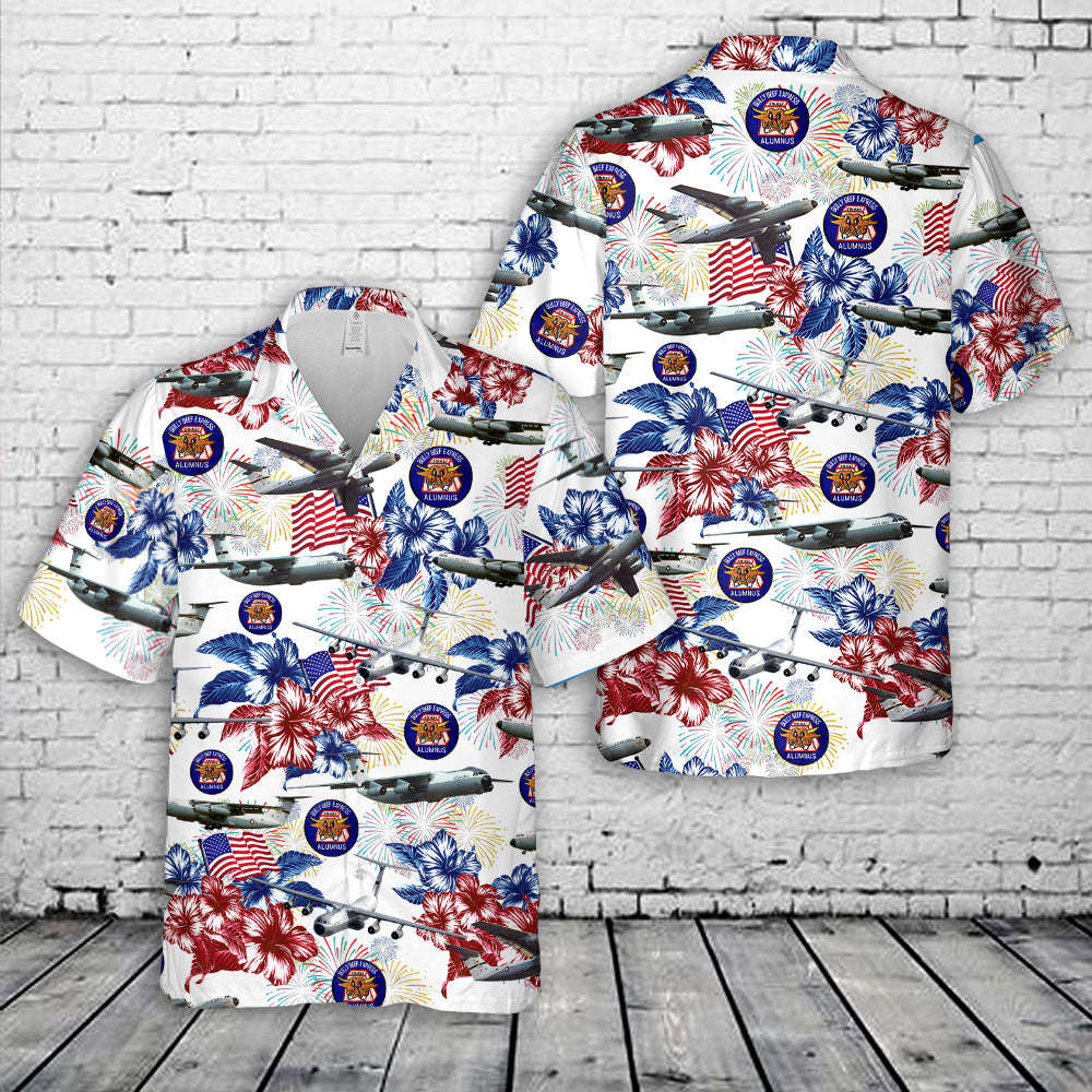 US Air Force Hanoi Taxi Lockheed C-141 Starlifter Flag Hawaiian Shirt Gift for Men Dad Father Gift for Men Dad Father