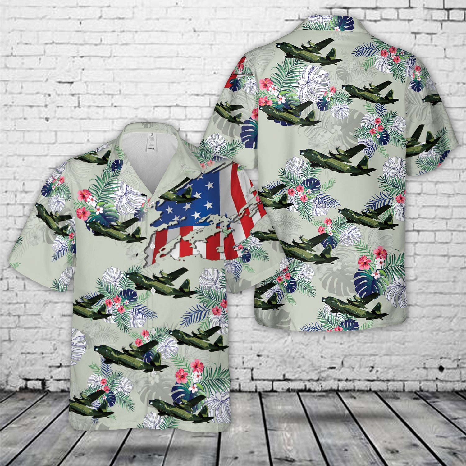 US Air Force Lockheed MC-130E Combat Talon I 8th SOS in flight 1980 Hawaiian Shirt Gift for Men Dad Father Gift for Men Dad Father