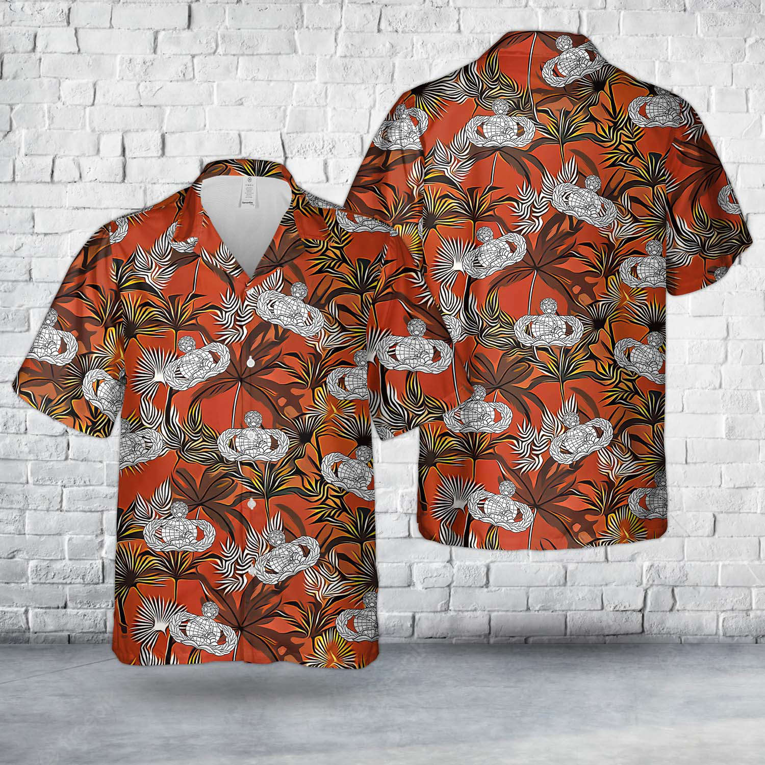 US Air Force Master Communications and Information Badge Hawaiian Shirt Gift for Men Dad Father Gift for Men Dad Father