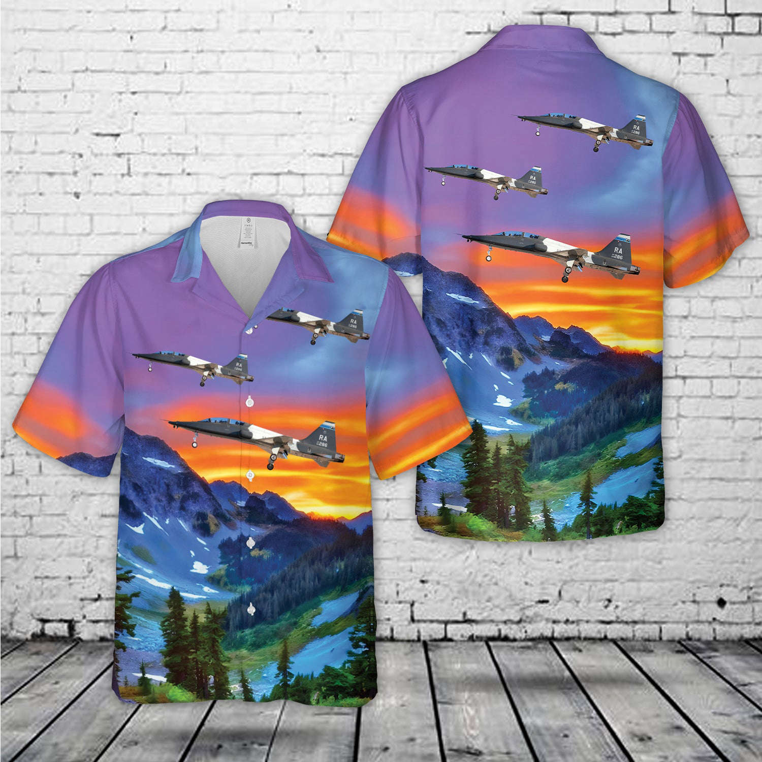 US Air Force Northrop T-38C Talon Hawaiian Shirt Gift for Men Dad Father Gift for Men Dad Father
