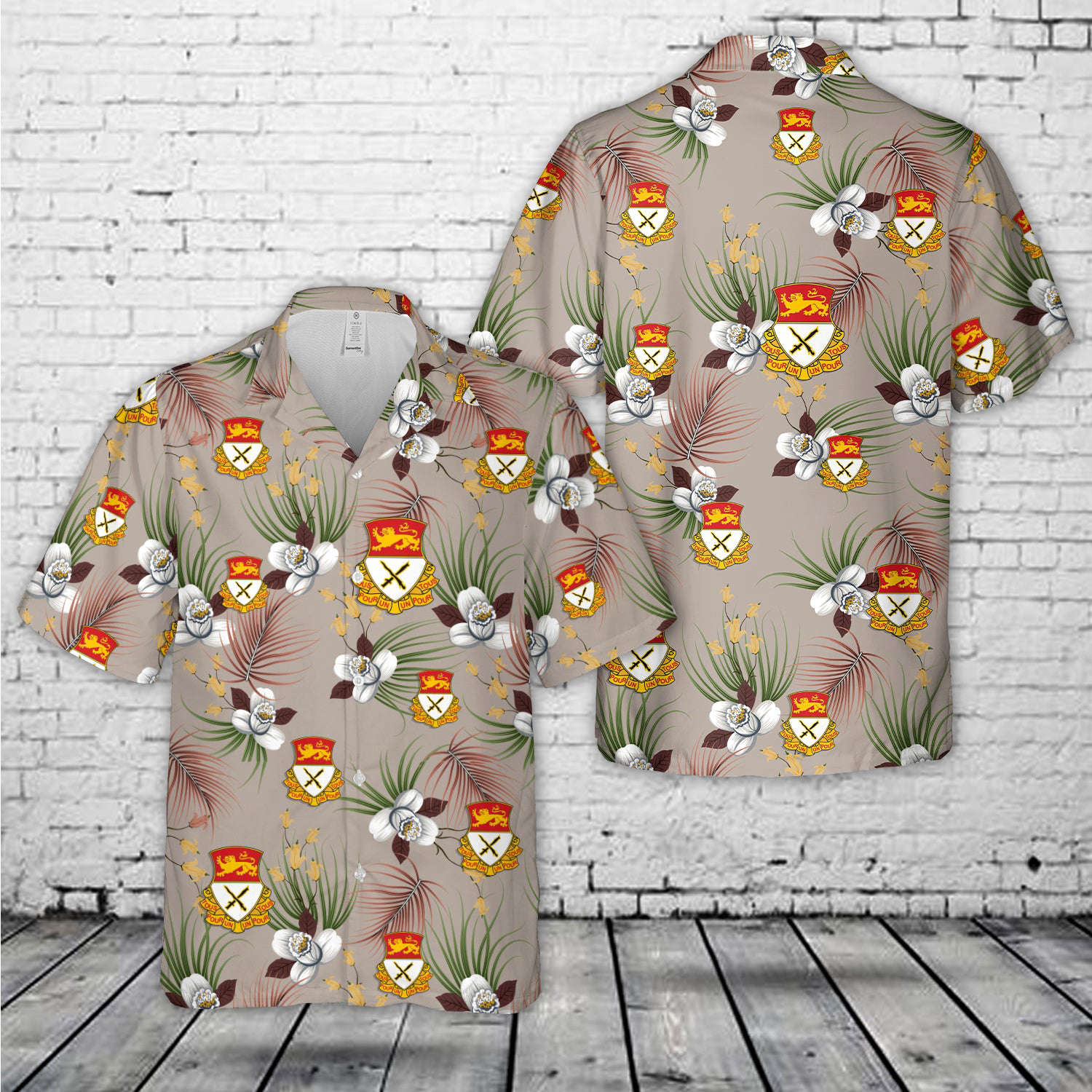 US Army 15th Cavalry Regiment Hawaiian Shirt Gift for Men Dad Father Gift for Men Dad Father
