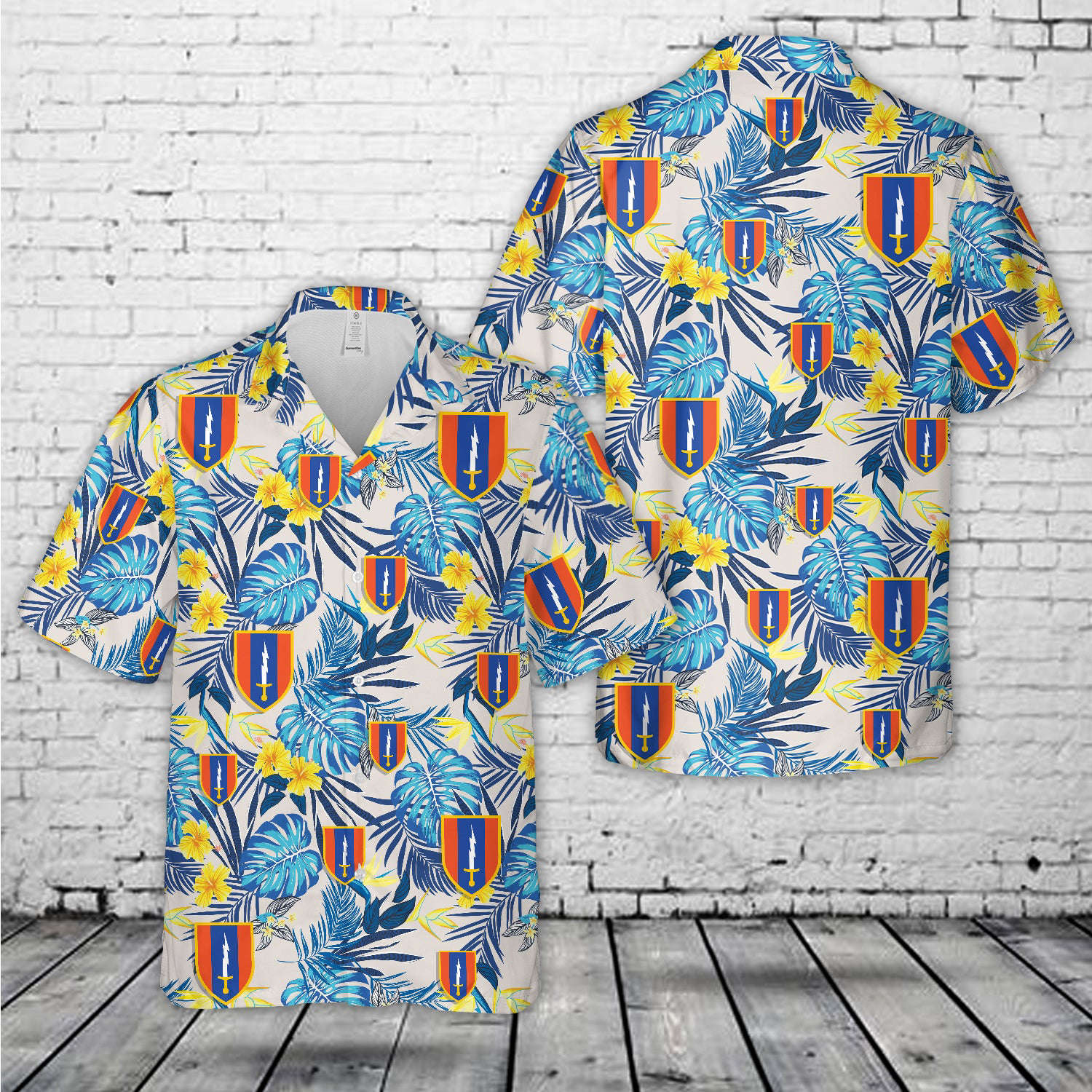 US Army 1st Signal Brigade (“First to Communicate”) Hawaiian Shirt Gift for Men Dad Father Gift for Men Dad Father