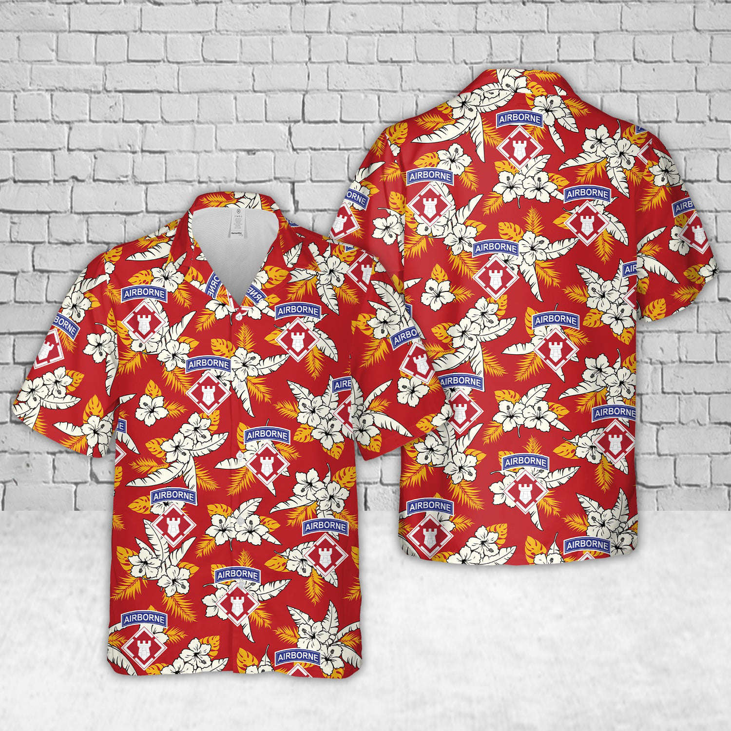 US Army 20th Engineer Brigade Airborne Hawaiian Shirt Gift for Men Dad Father Gift for Men Dad Father