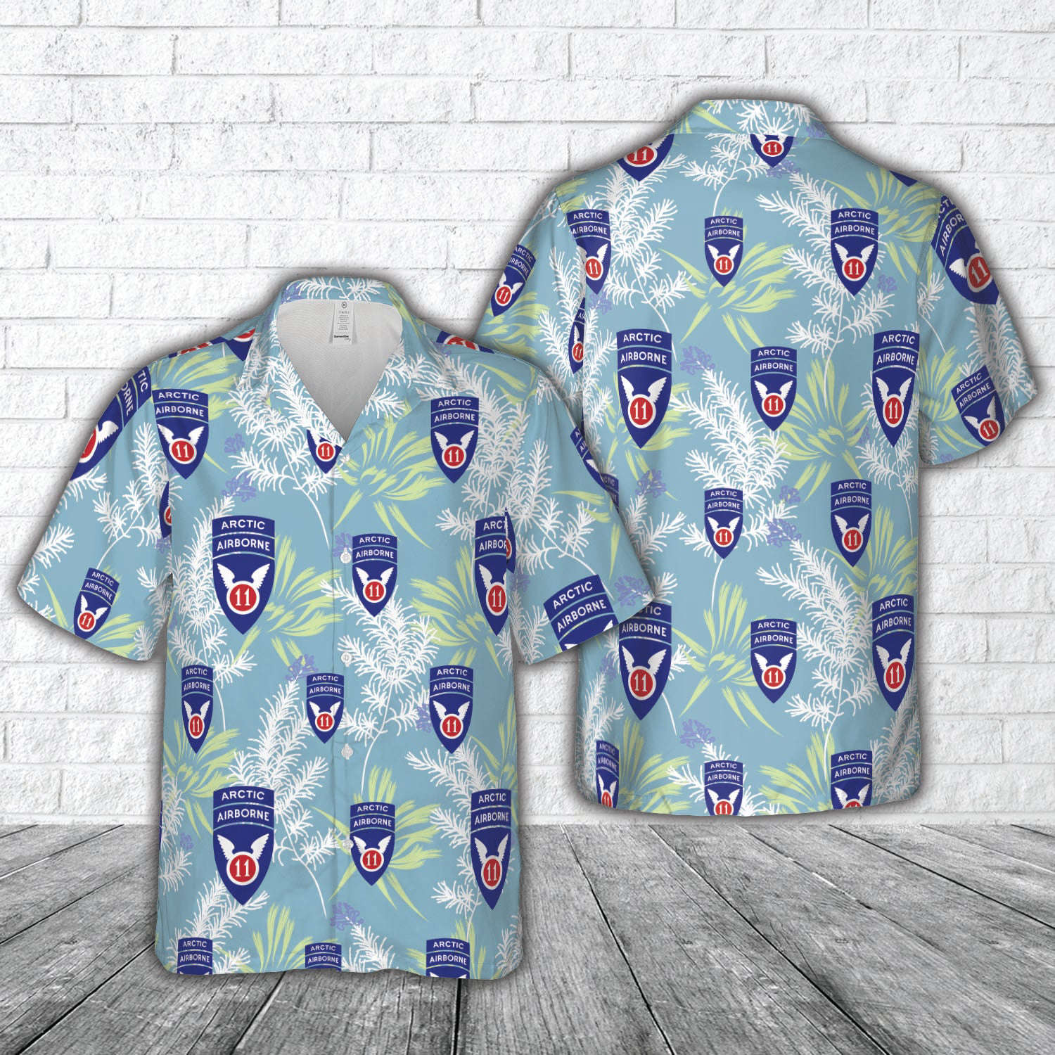 US Army 2nd Infantry Brigade Combat Team (Airborne), 11th Airborne Division Hawaiian Shirt Gift for Men Dad Father Gift for Men Dad Father
