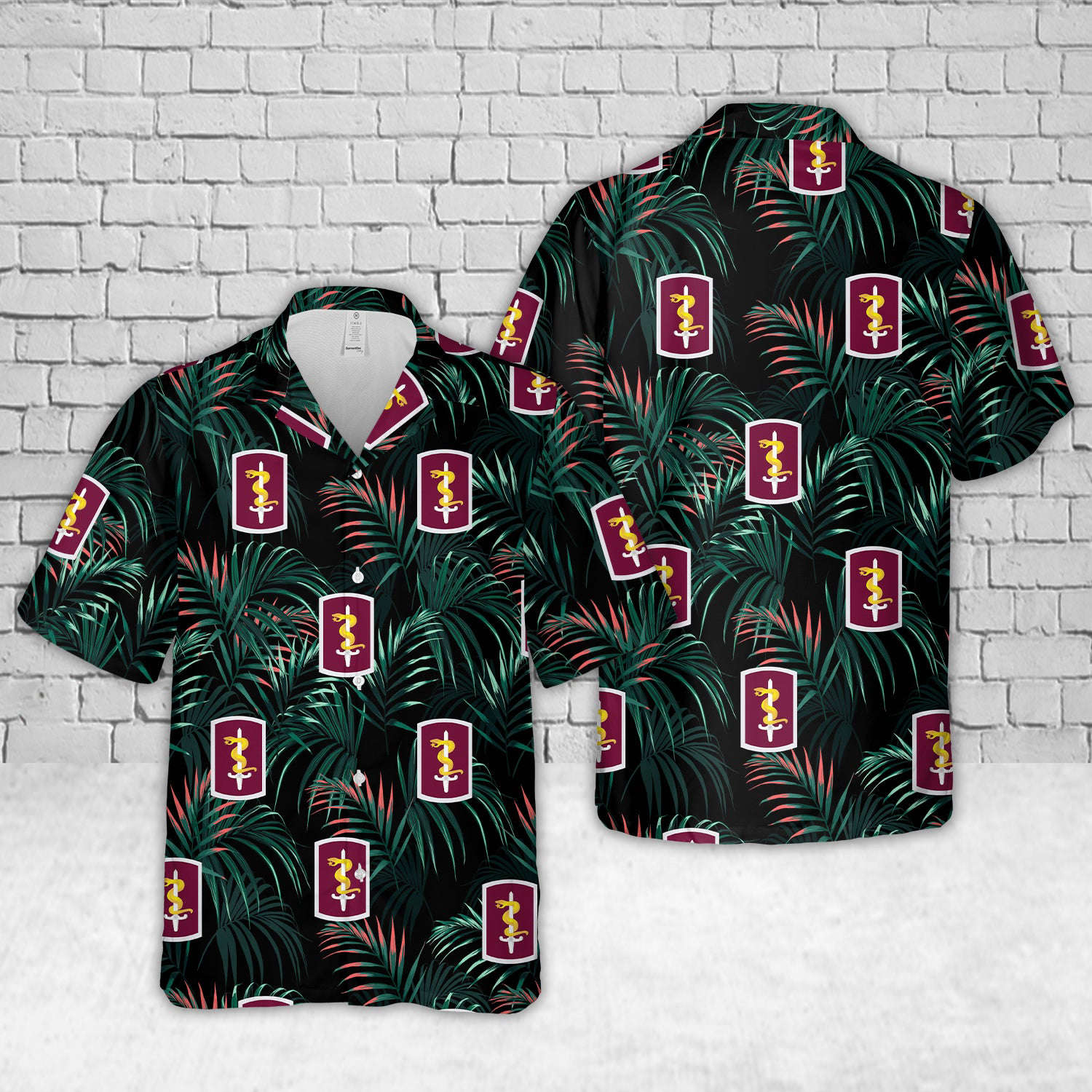 US Army 30th Medical Brigade Hawaiian Shirt Gift for Men Dad Father Gift for Men Dad Father