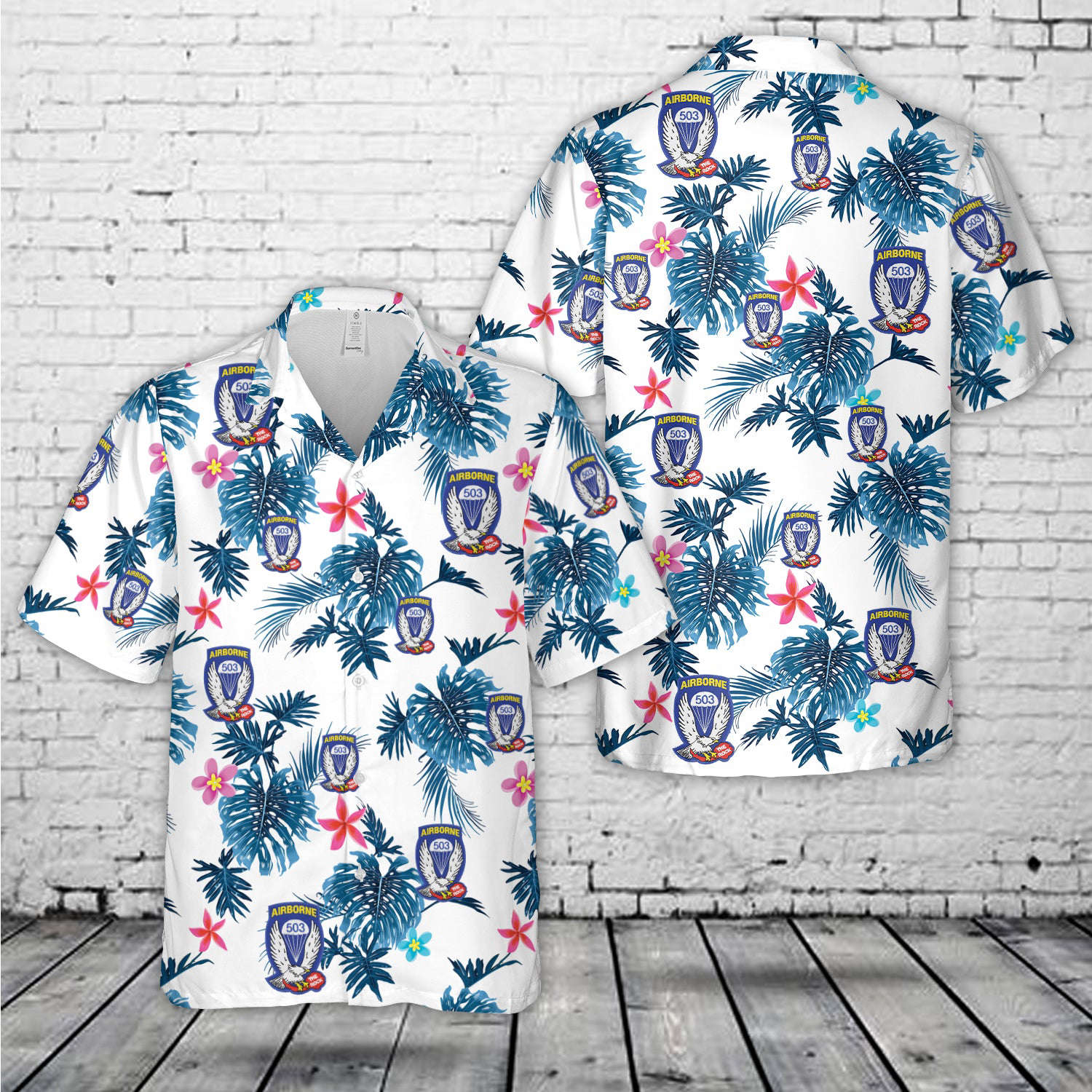 US Army 503rd Parachute Infantry Regiment Hawaiian Shirt Gift for Men Dad Father Gift for Men Dad Father